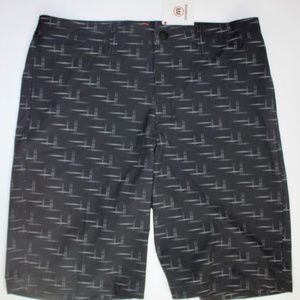 Travis Mathew Men's Size 34 Black Grey Golf Shorts